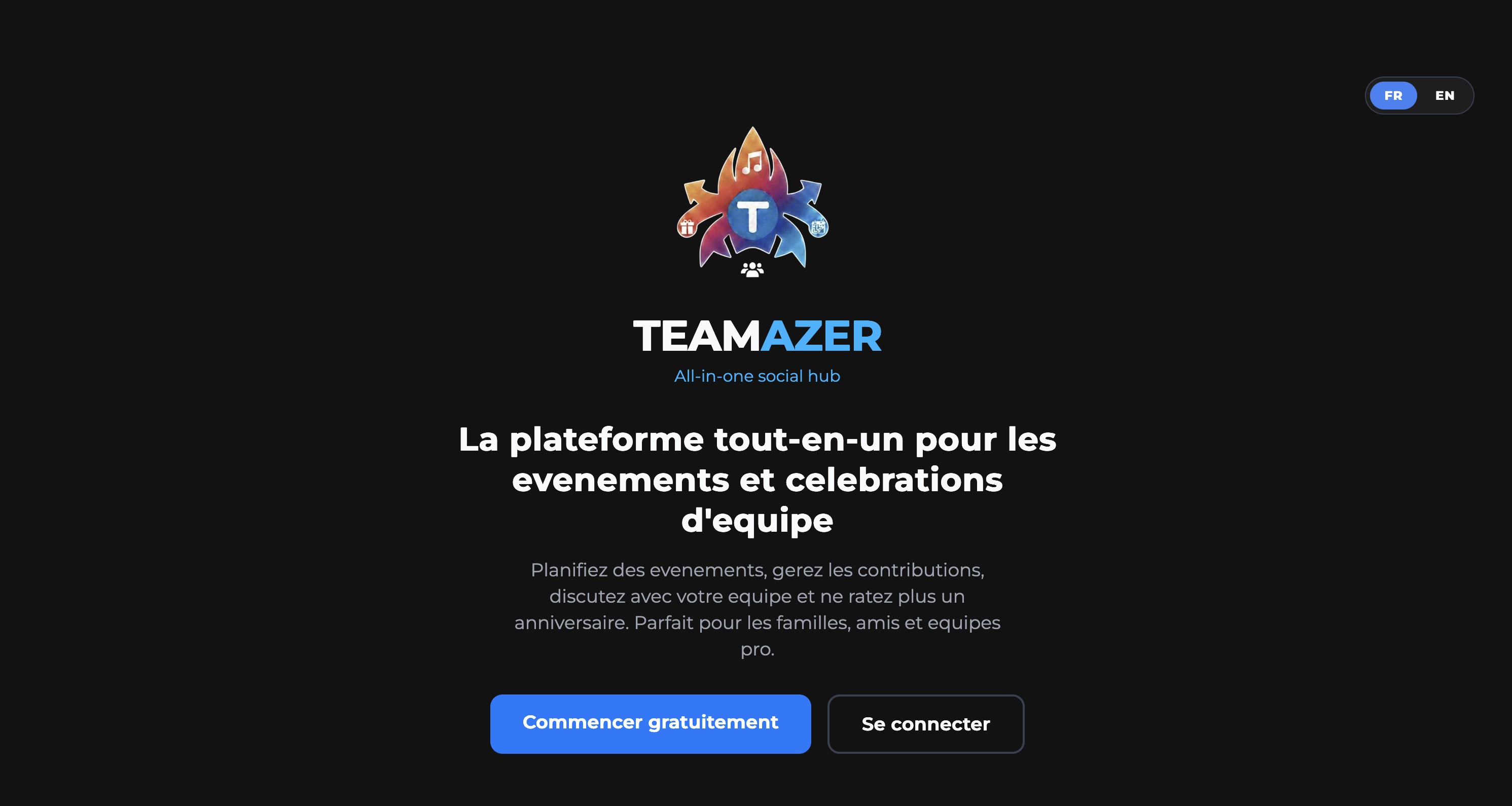 Teamazer - All-in-one social hub